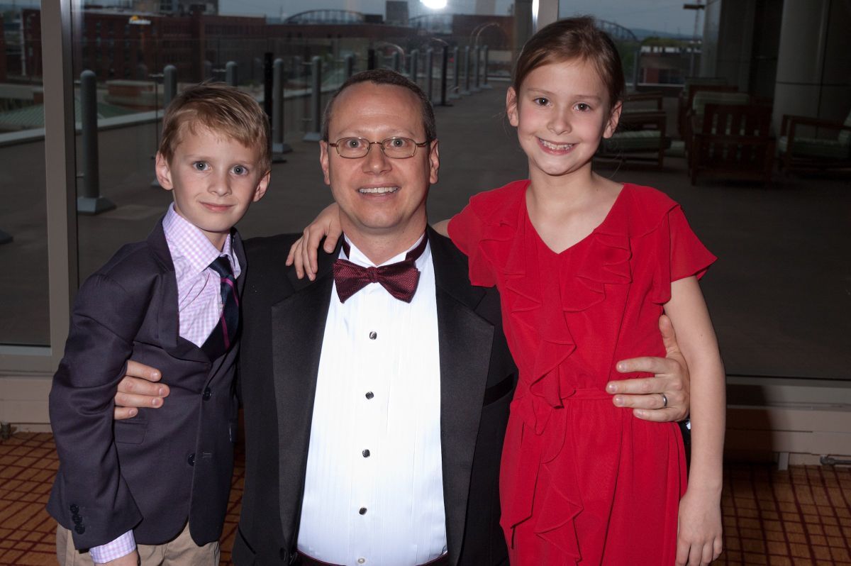 Stephen, Matt and Celia Thayer